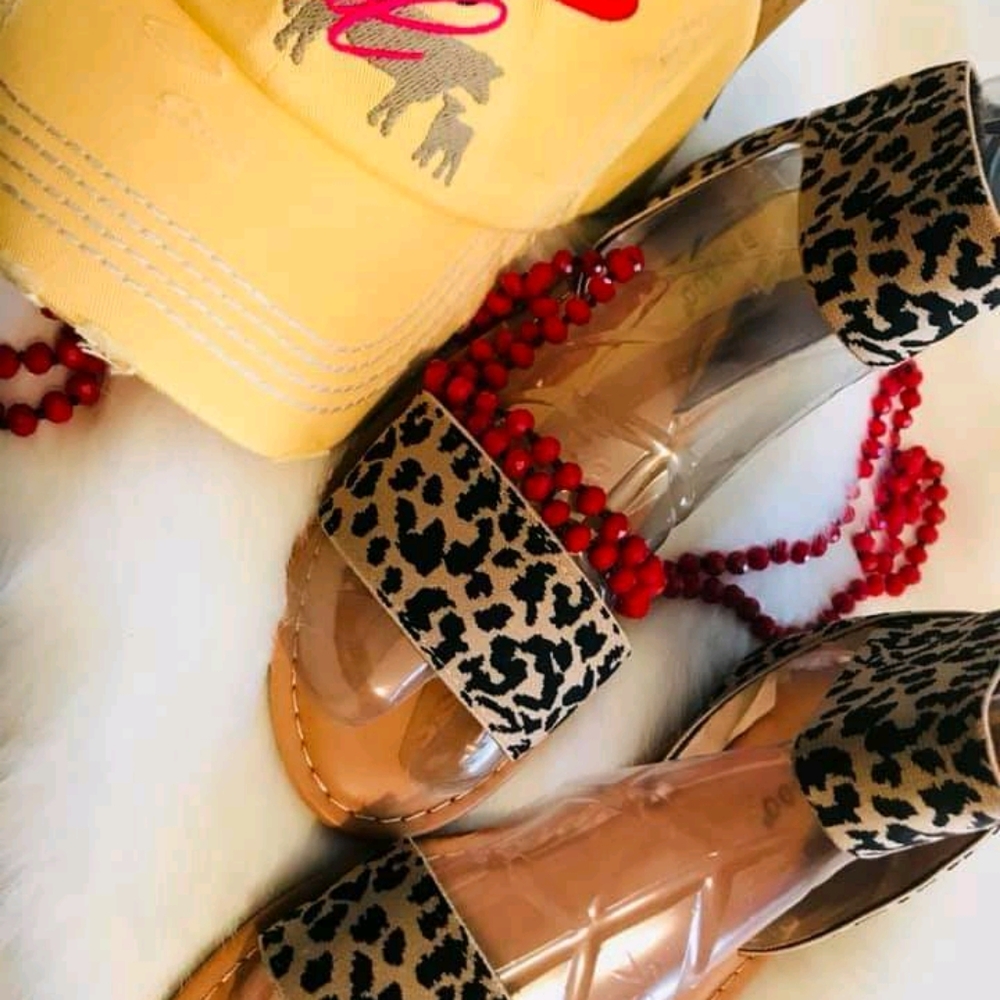 💥 Tigar Striped Leopard Sandals